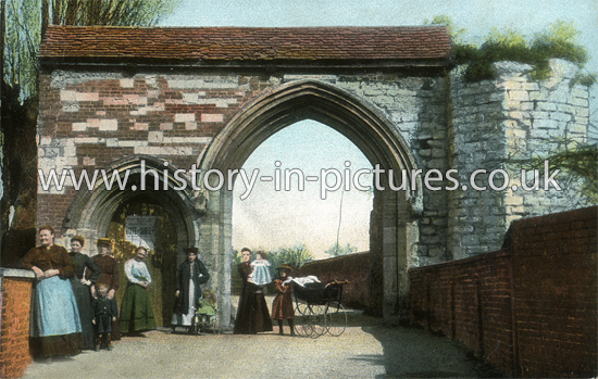 The Abbey Gates, Waltham Abbey, Essex. c.1910